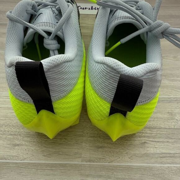 Nike Vapor Edge Speed 360 2 Men's Football Cleats Size 13 Grey Volt DA5455-004 - Picture 6 of 8